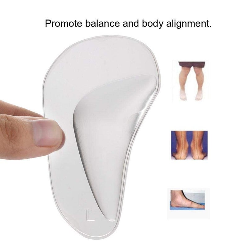 Rotekt Silicone Arch Support Insoles, 2 Pairs/Set Foot Arch Orthotic Cushion Shoe Insoles Pads for Heel Pain Bone Spur & Achilles Pain Gel Heel Cushions and Cups Pad & Shock Absorbing Supportï¼ˆ02ï¼‰ - Image 4
